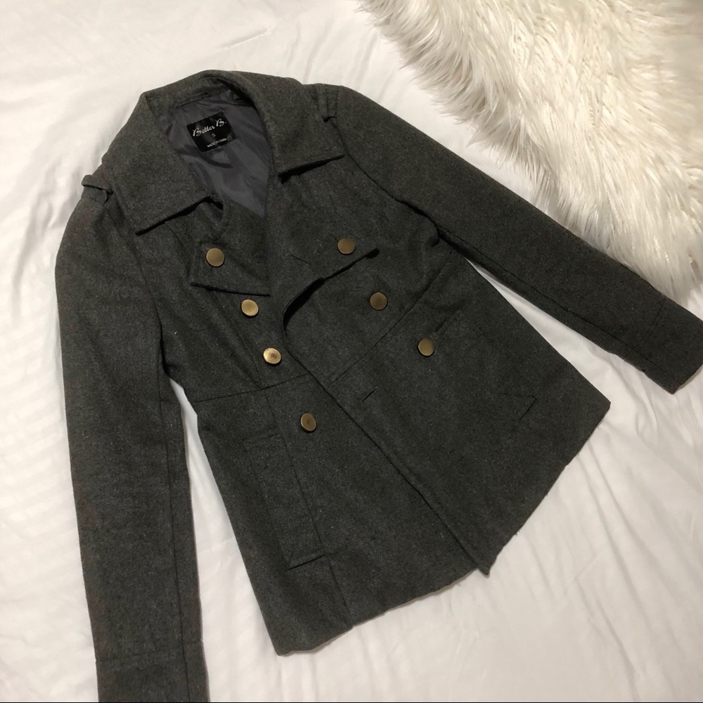 Grey Pea Coat